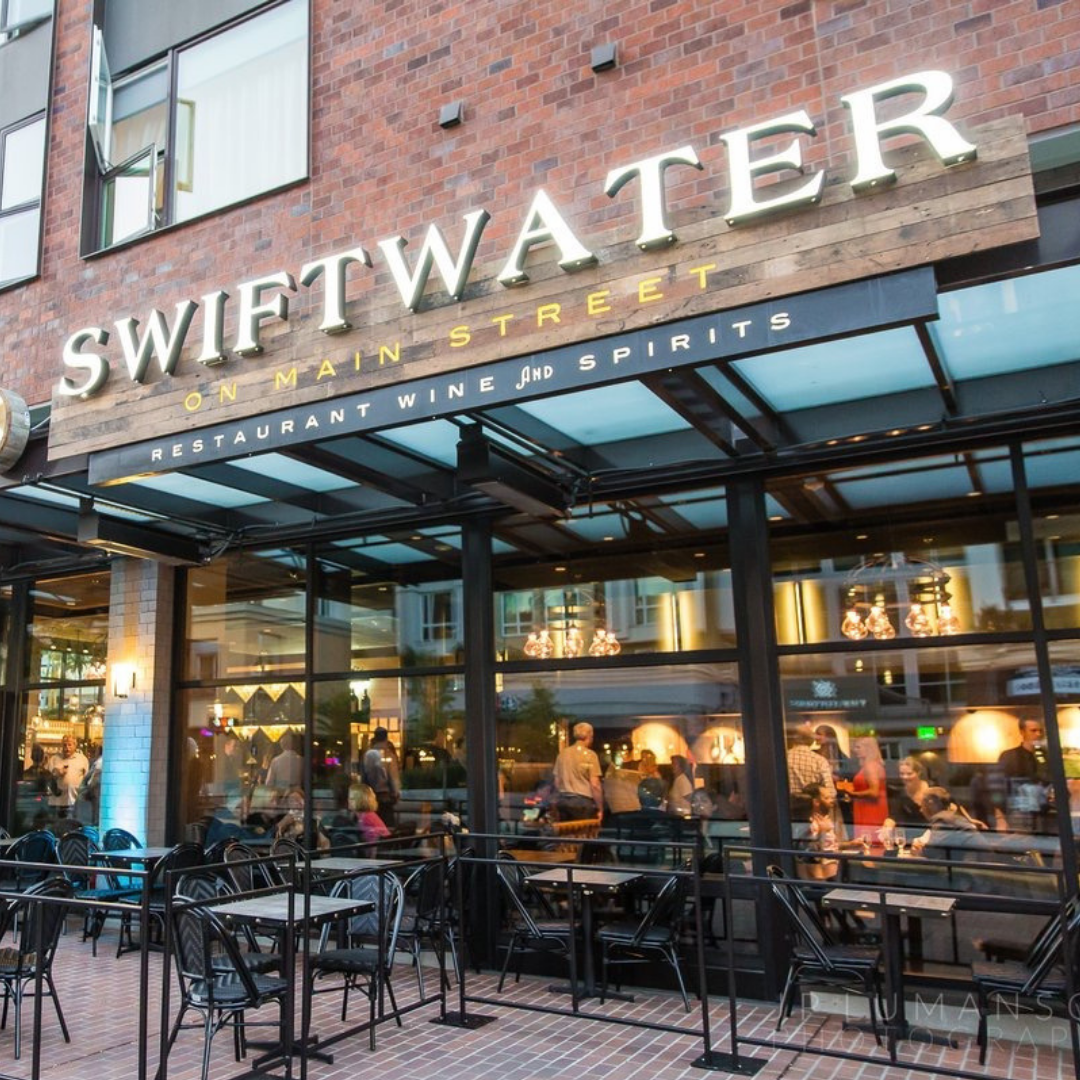 Dining in Bellevue on Old Main Swiftwater Cellars American Food